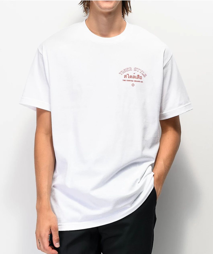Tops Empyre | Empyre Style Of The Tiger T-Shirt White ⋆ Zumiezclothes